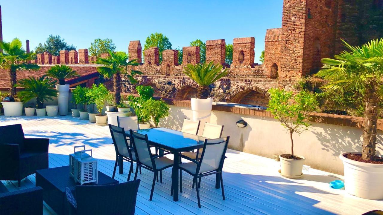 Ca' Del Sole - Attico Panoramico In Centro Storico Apartment Монтаняна Екстериор снимка