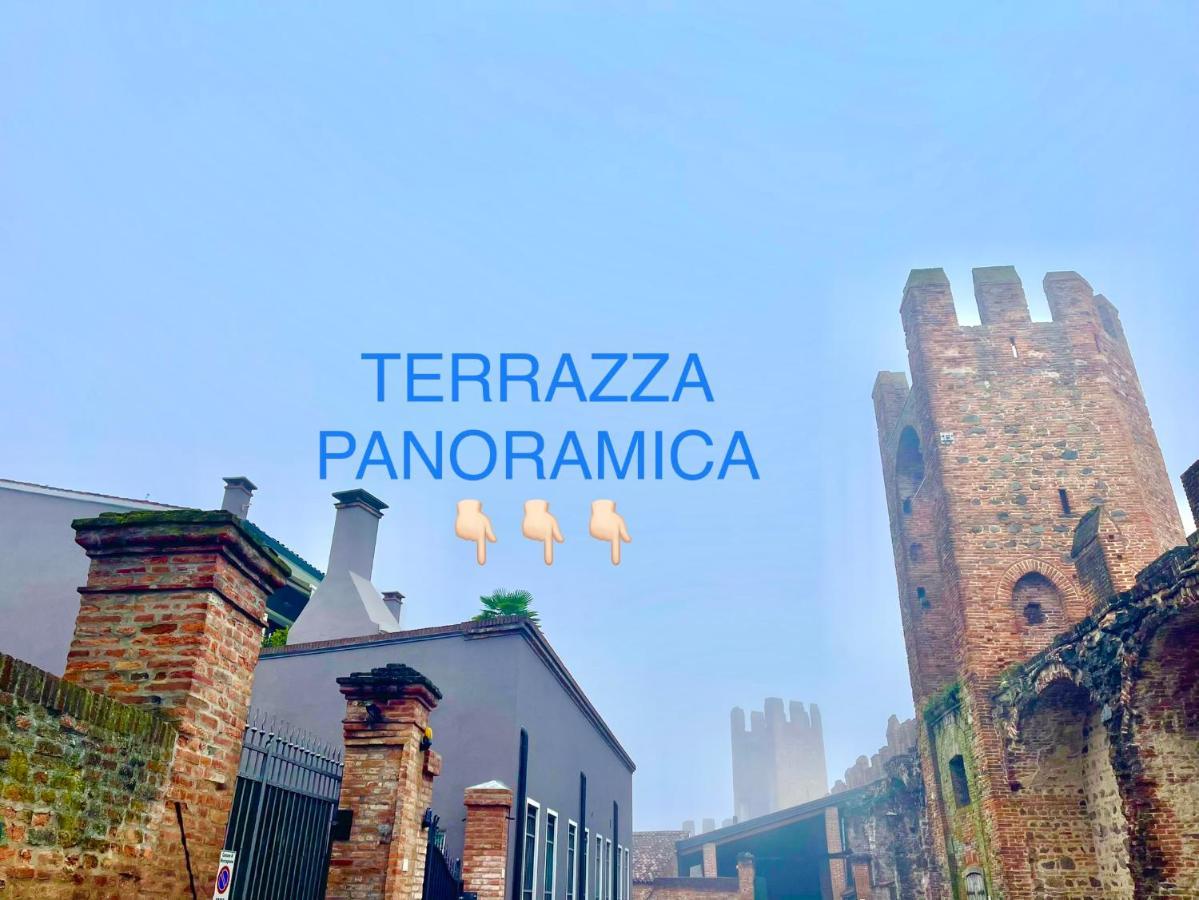 Ca' Del Sole - Attico Panoramico In Centro Storico Apartment Монтаняна Екстериор снимка